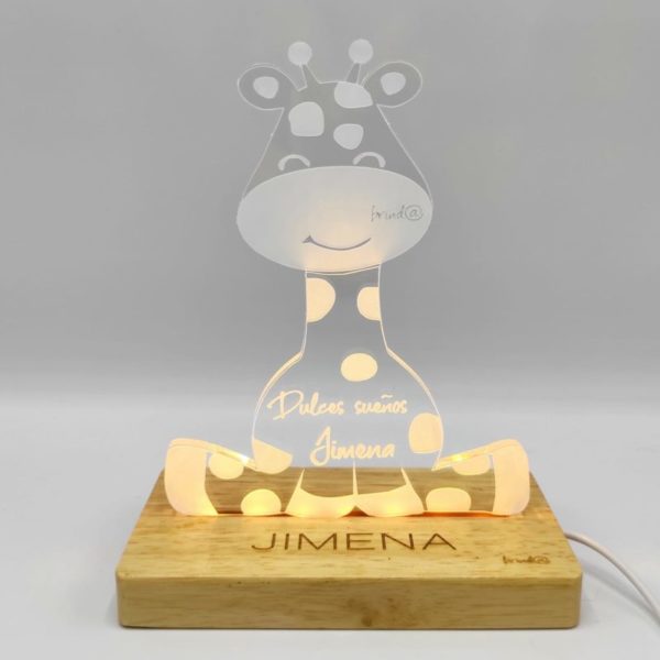 lámpara brinda jirafa
