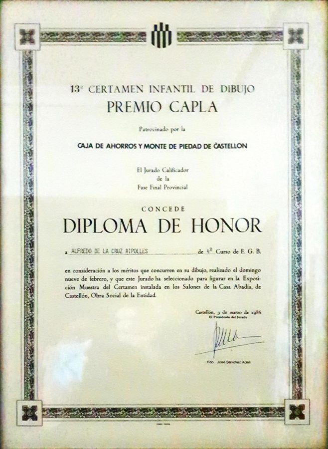 diploma premio capla